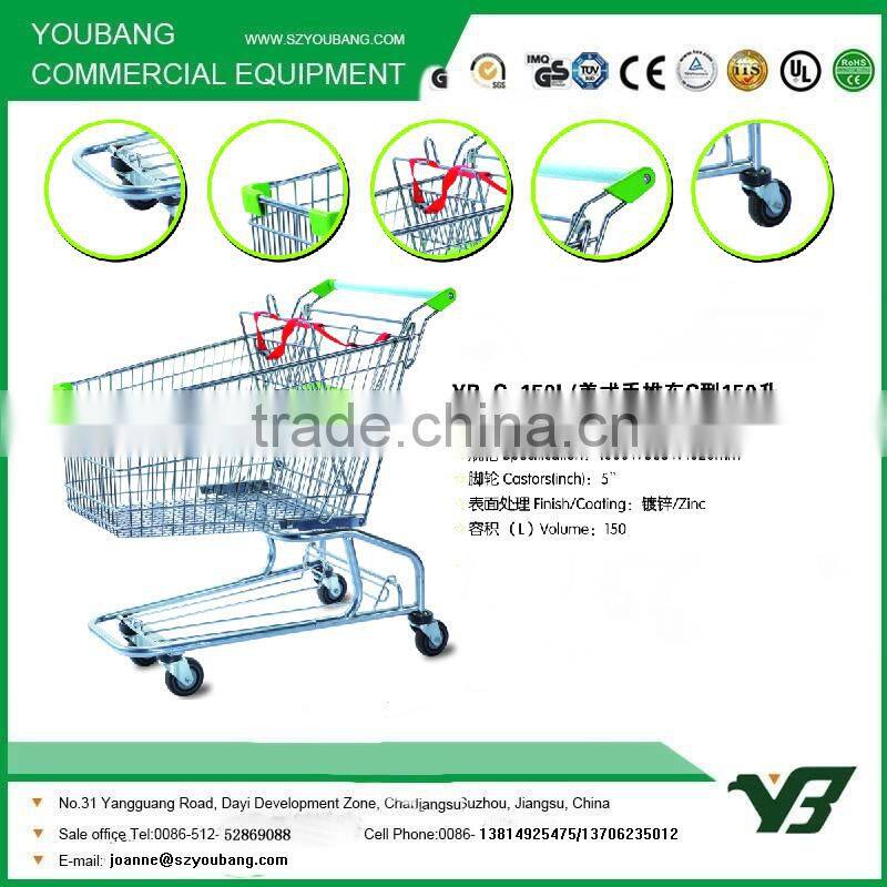 American style shopping carts/supermarket shopping trolley