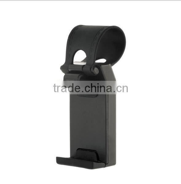 Car Steering Wheel Mount Clip Holder Band For iPhone For iPod MP4 GPS Mobile Phone Holder