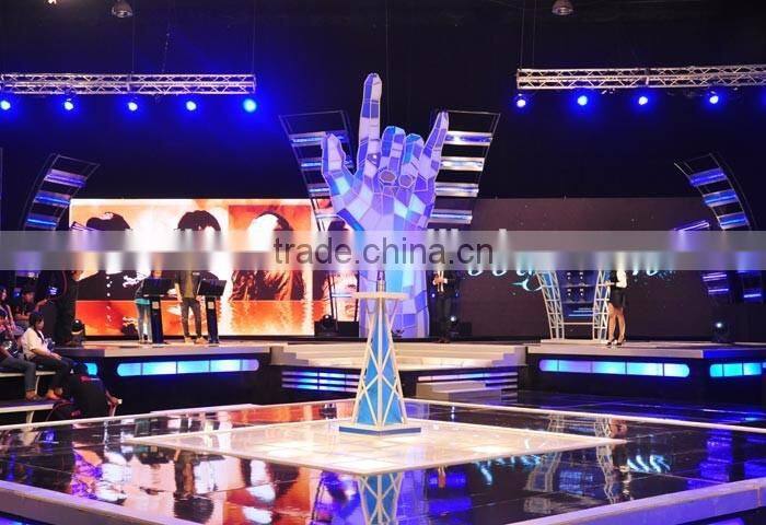 Adjustable brightness P5 Indoor led video screen rental for events and theater stage