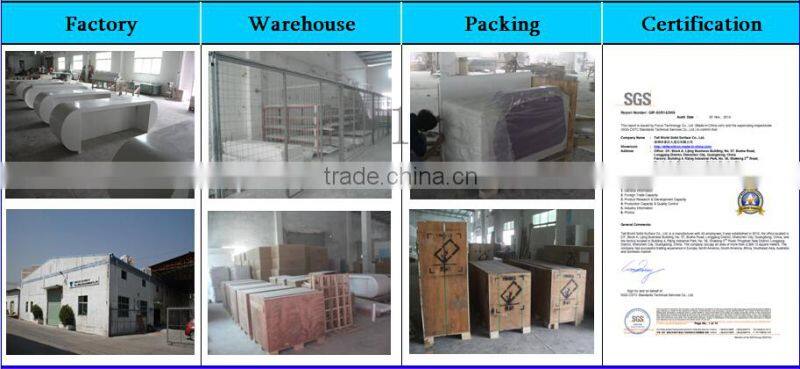 2016 Alibaba Golden Acrylic solid surface bar counter/translucent stone bar table/bar counter for sale