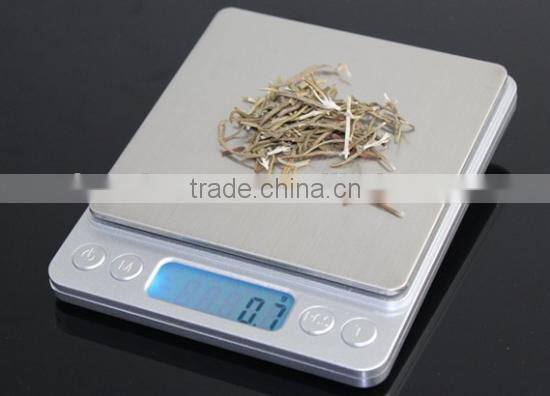 Blue backlight 0.01g Electronic jewelry pocket scale with tare function