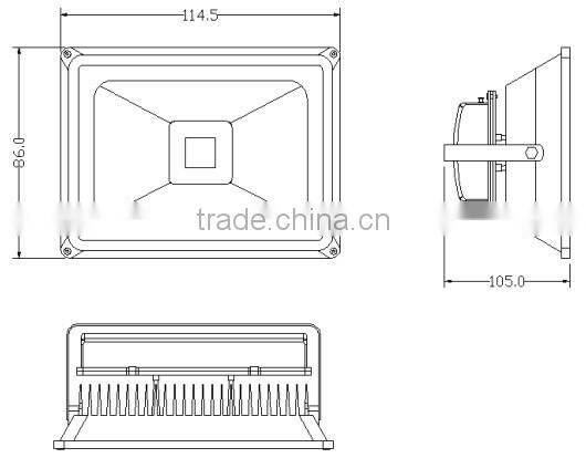 New Design! LED Floodlight high brightless warm white 20W SAA Colorful with multifunction application