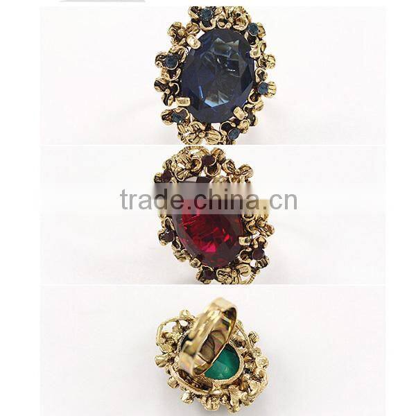 crystal design royal vintage newest diamond ring