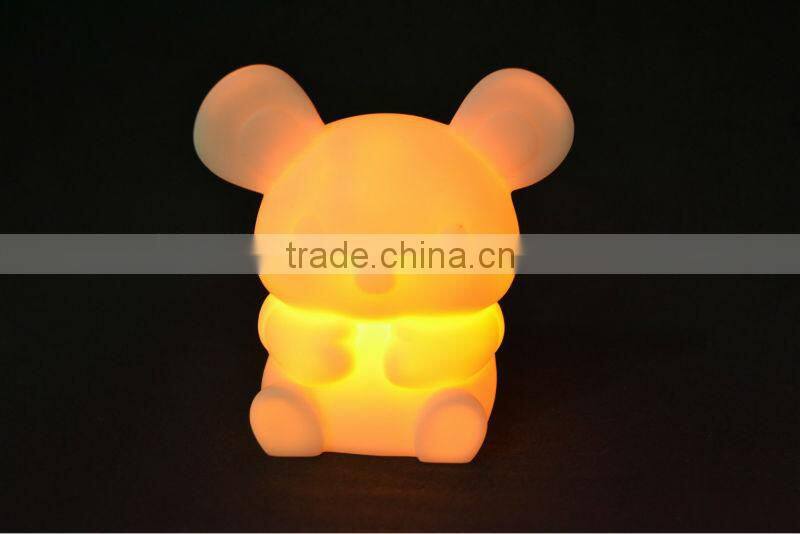 LED light base table decorations for little bear led lamp