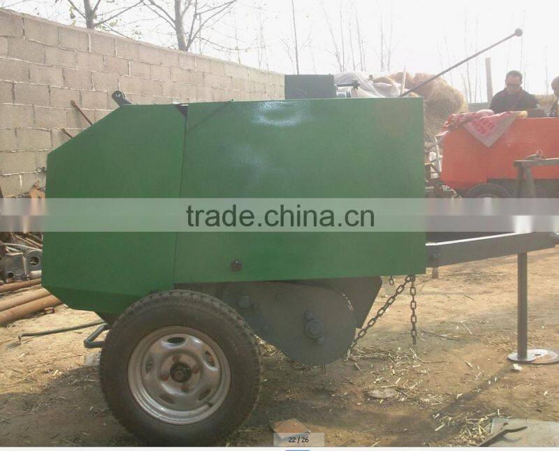 farm used baler machine for grass hay straw stalk
