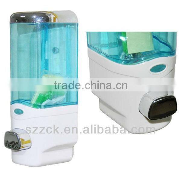 Plastic ABS hand 300ML Wall Mounted liquid soap dispenser For Hotels DS1554