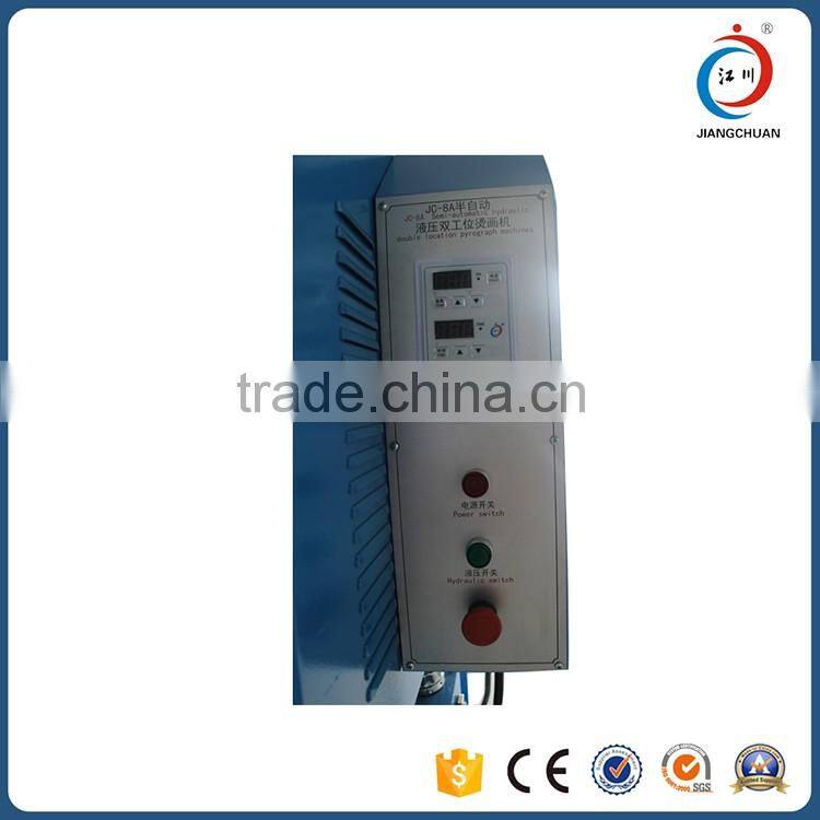 High quality flatbed cheap used t shirt heat press machine