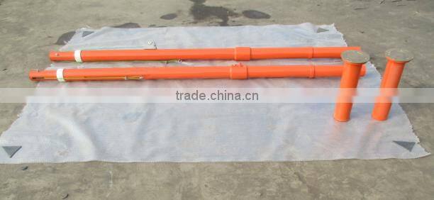 Customized Steel height adjustable painted outdoor volleyball posts and nets
