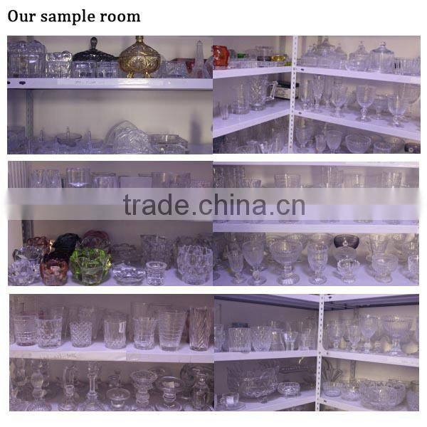 Hawk shaped cheap crystal antique glass figurines decoration