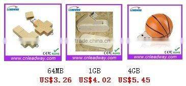 OEM branded cross wooden usb flash