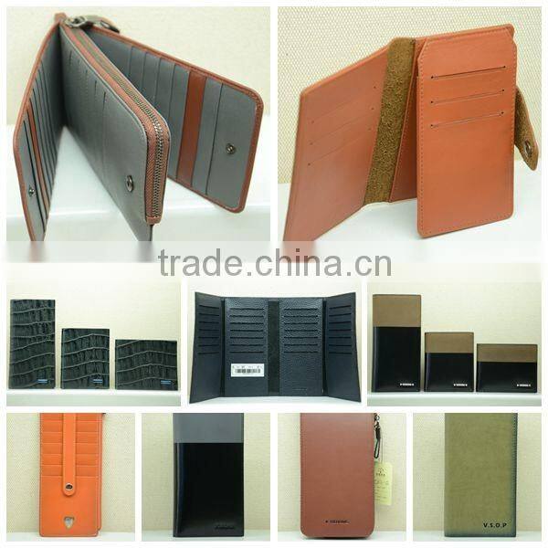 Guangzhou OEM/ODM leather wallet manufacturer waterproof tough leather wallet for men