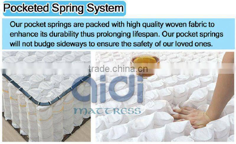 Turkish Bedroom Furniture Memory Foam Hamburger Pocket Spring Mattress AL-1107