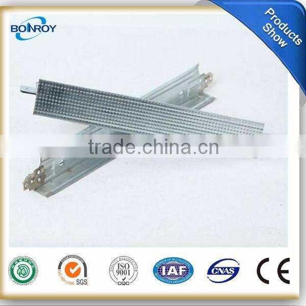 Galvanized Steel Ceiling Black Groove T Grid