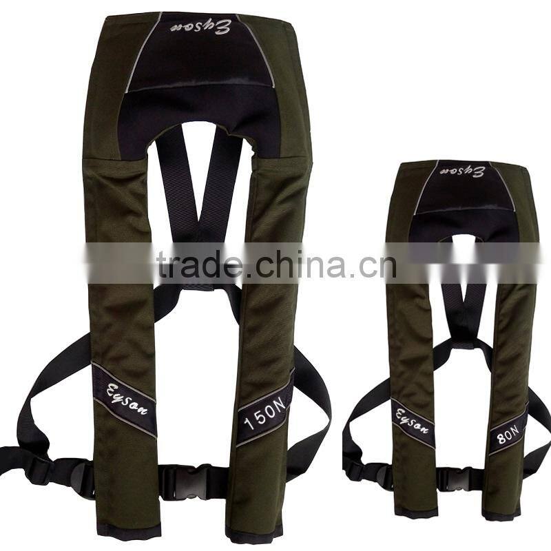 2015 fashional custom neoprene adult&kids inflatable life jacket