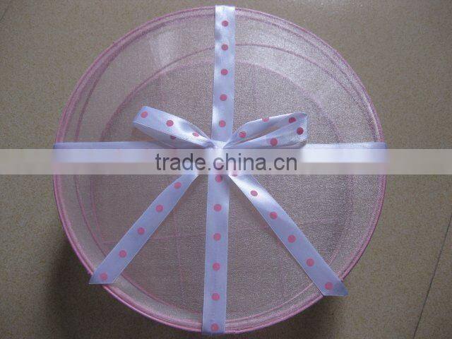 decorative organza gift cosmetic boxes