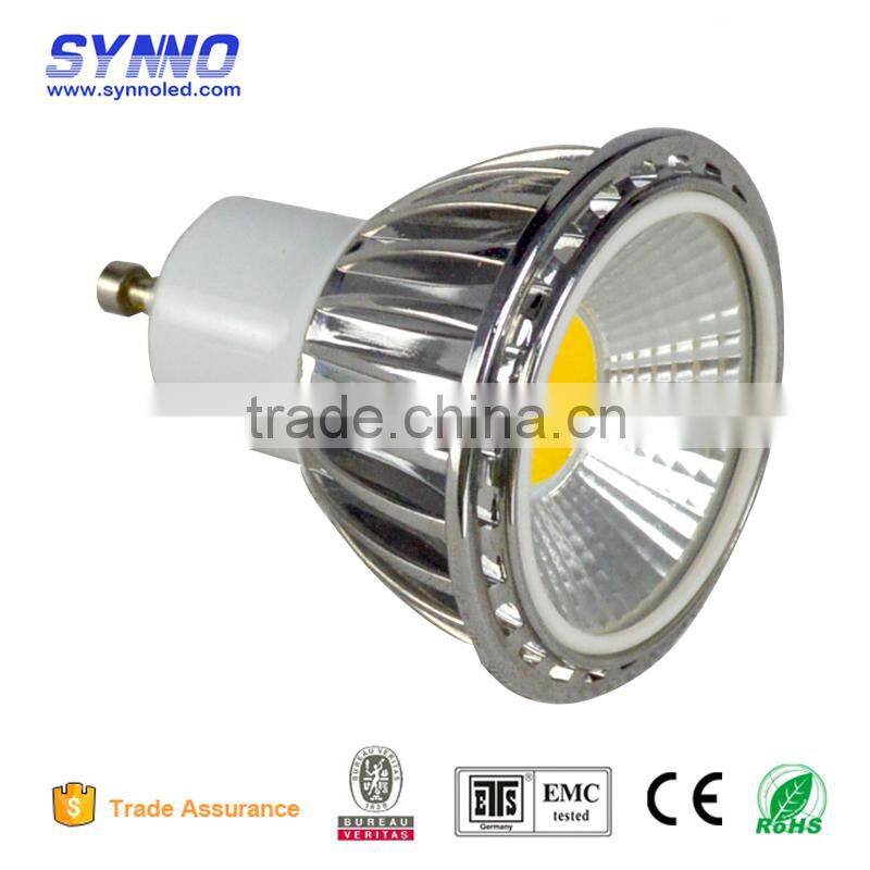AC85V-265V gu10 cob led spot light lamp ce rohs 3/5W