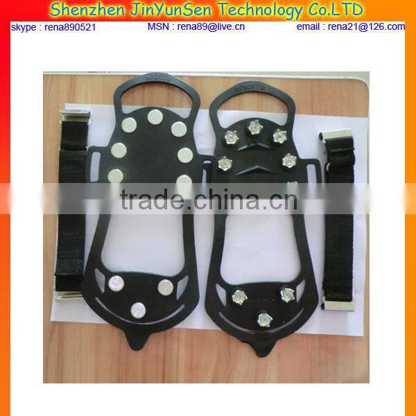 slip resistant snow chain crampons ice shoes spikes