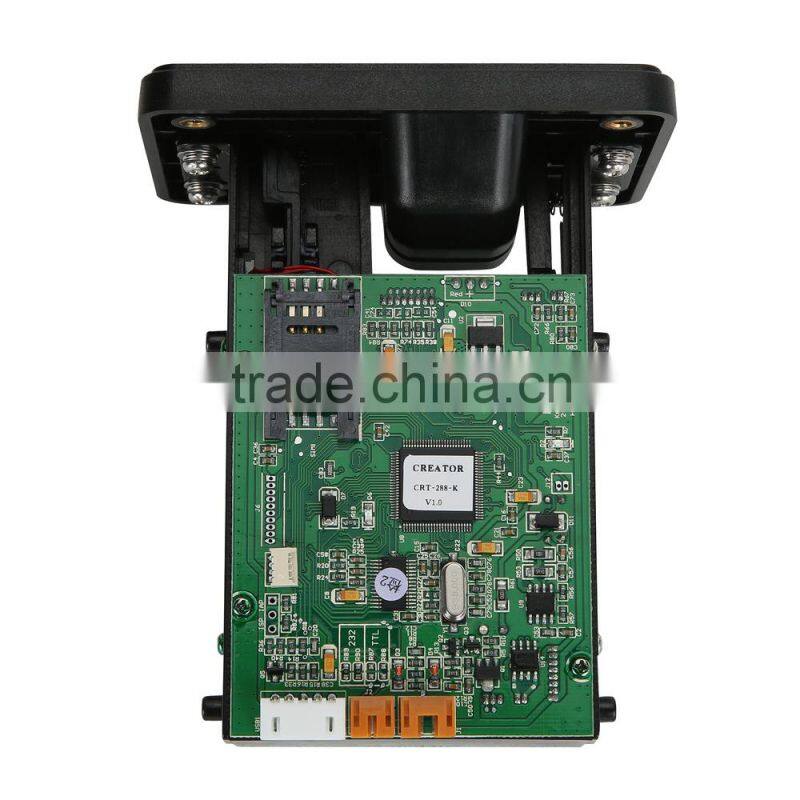 mini portable magnetic stripe auto reject kiosk insert serial card reader support IC RFID CARD