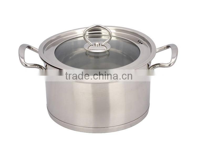 Stainless Steel 201 6pcs Casserole Sauce Pot Fry pan