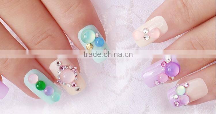 2016 new style 3d nail Fancy Opal stone, Cute cat's eye resin stone for nail, colorful nail art decoration