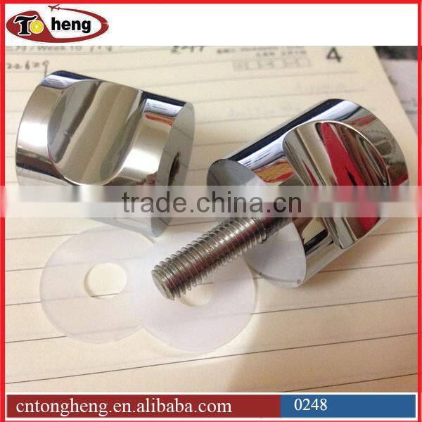 Modern CNC stainless steel back to back pull knob