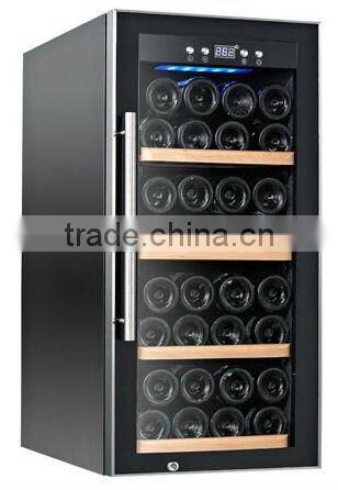 125L frost free glass door best mini refrigerator