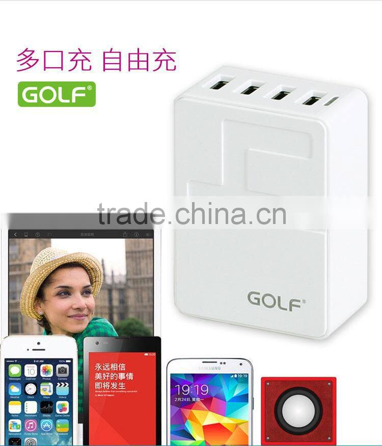 GOLF high quality multi pin power adapter usb travel adapter 4 port usb power adapter