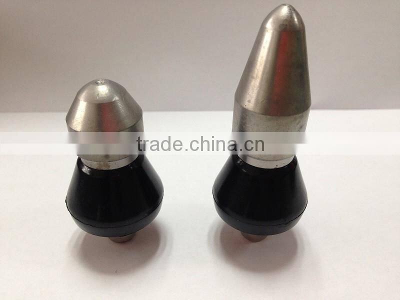 Pressure washer sewer jetter nozzle