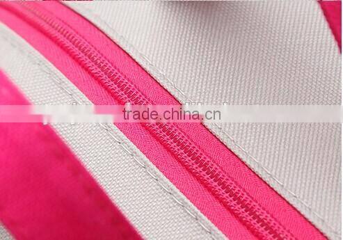 Portable zipper waterproof fashion cosmetic bag