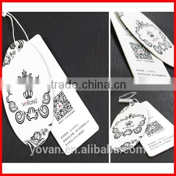 New China Fashion and Cheap Price Tag Recycled Paper Custom