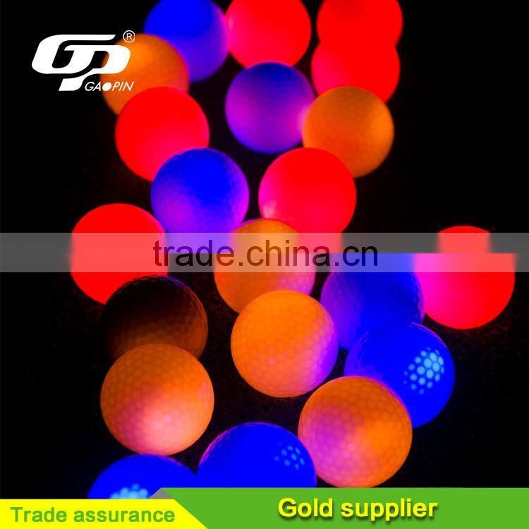 Led golf ball glovion promotion led golf ball light up golf ball