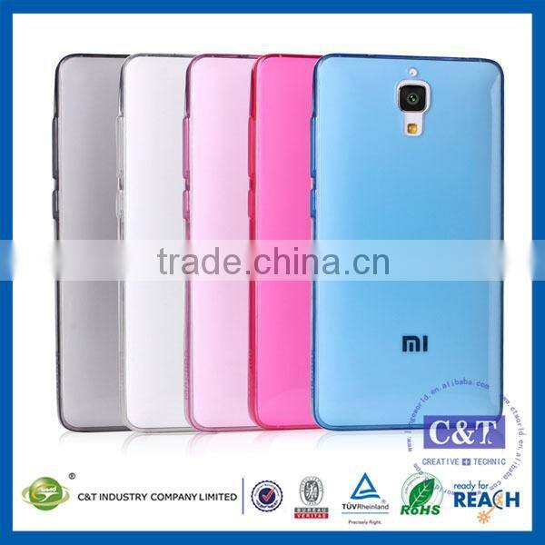 C&T New product clear gel tpu mobile cell phone accessory for xiaomi mi 4