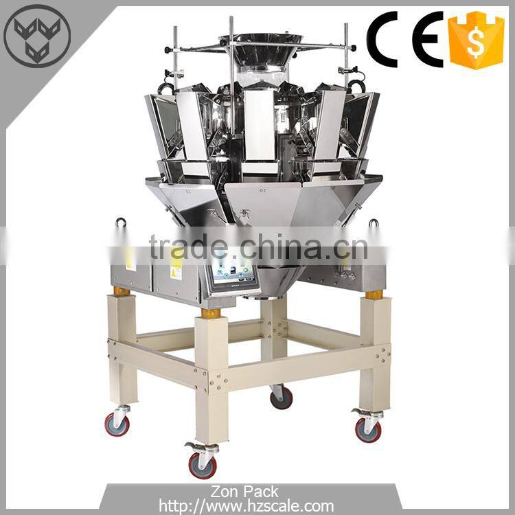 Small hardware Wighing Scale 10 Heads Multihead Weigher