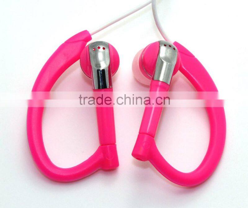 Colorful Ear hook earphone Wired earphone Disney earphone factory