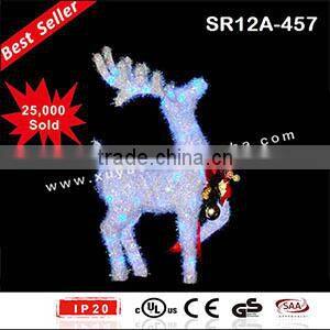 Indoor metal christmas reindeer decorations for garden