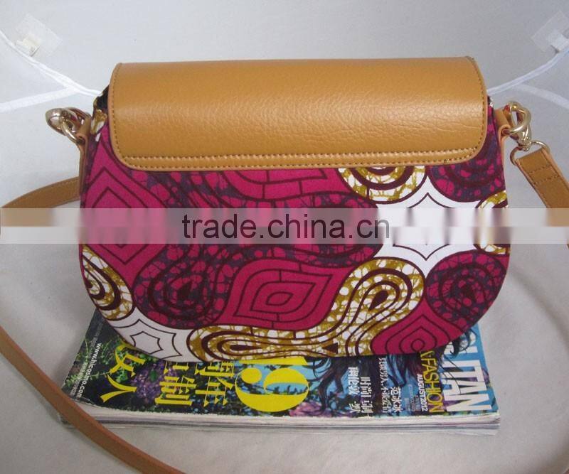 2016 African wax fabric pattern bag Africa wax woman tote