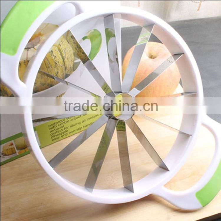 Hot sale melon slicer with twelve stainless steel blades