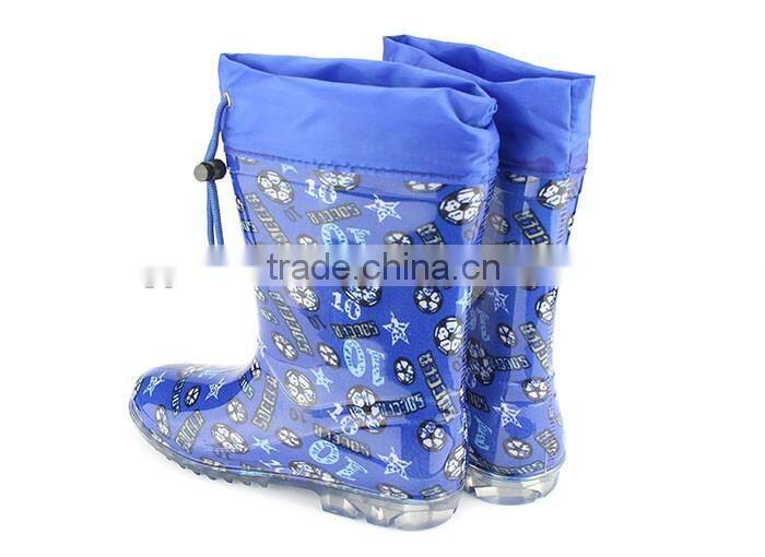 Factory good quality customized color kids boots