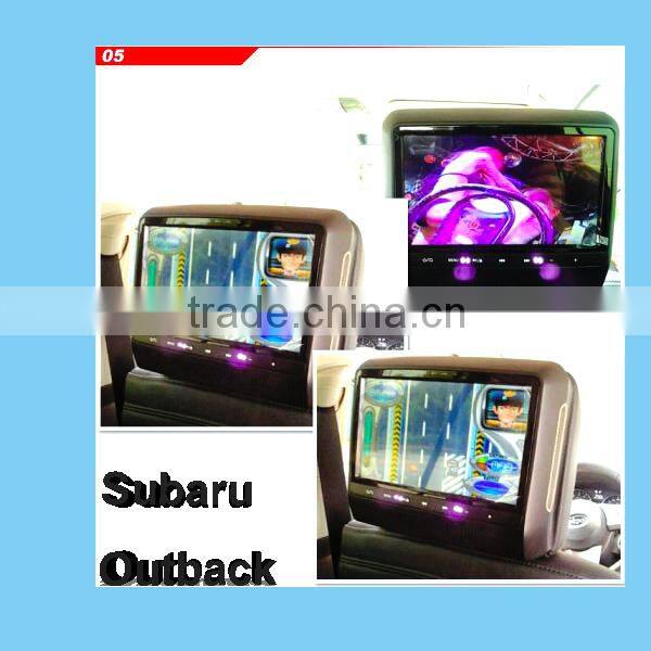 9 inch headrest car dvd player with 32 bit wireless games IR radio tuner and zipper cover,9 inch car dvd player,headrest car dvd