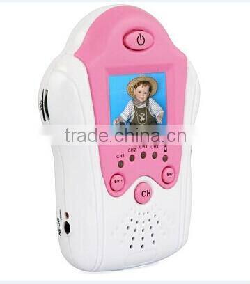 Flower Design 1.5 inch TFT LCD 2.4G Wireless Baby Monitor Night Vision pixels 628 X 582 (PAL) AV Out