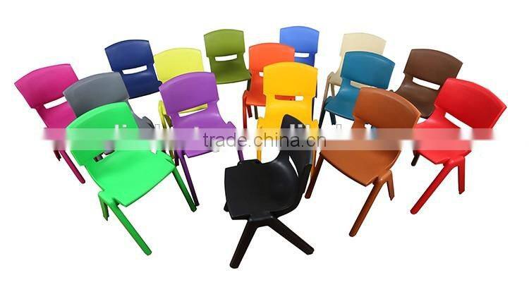 Adult size cheap colorful 46cm seat height chair plastic
