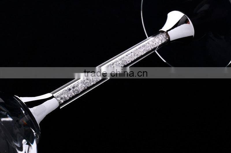 2015 new design lead free clear crsytal 250ml champagne glass/ champagne glasses/champagne wien glass