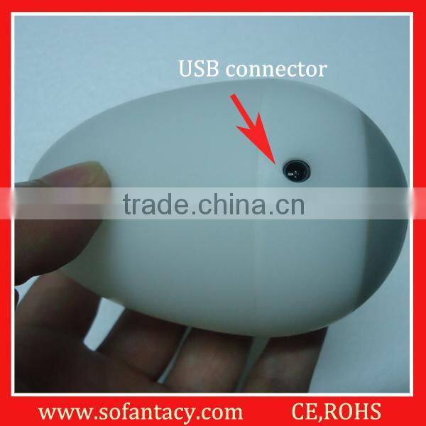 2015 new led egg shape mood light with 8 light models