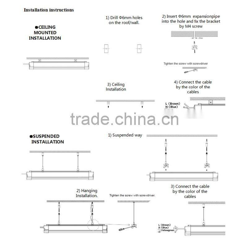 5ft led tube light with no flicker driver 1500mm 22w t8 led tube light t8 led light pf>0.95 CRI>80Ra