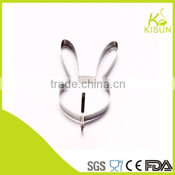 Lovely Bunny shape cutter stainless steel donut model