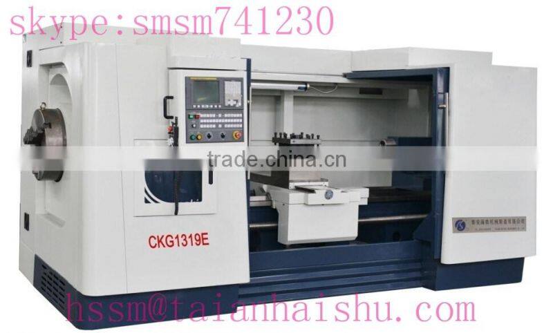 electric pipe threading machine CKG1319E CKG(E) Series CNC pipe thread lathe with four-position electric turret
