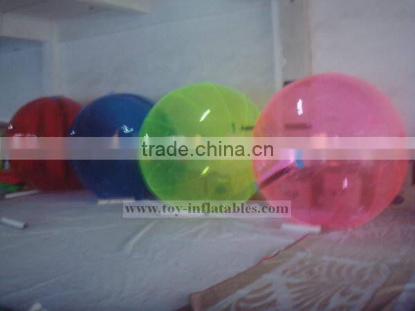 Attractive professional crazy fun inflatable water roller ball
