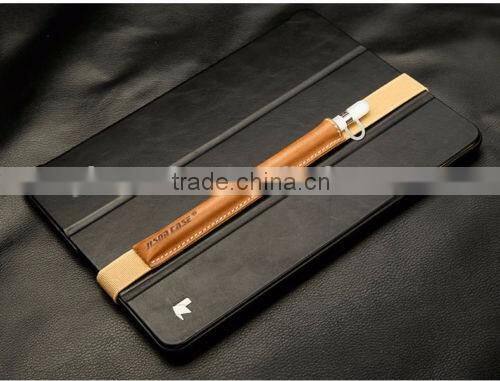 Stylish and Durable Slim Genuine Leather Apple Pencil Holder