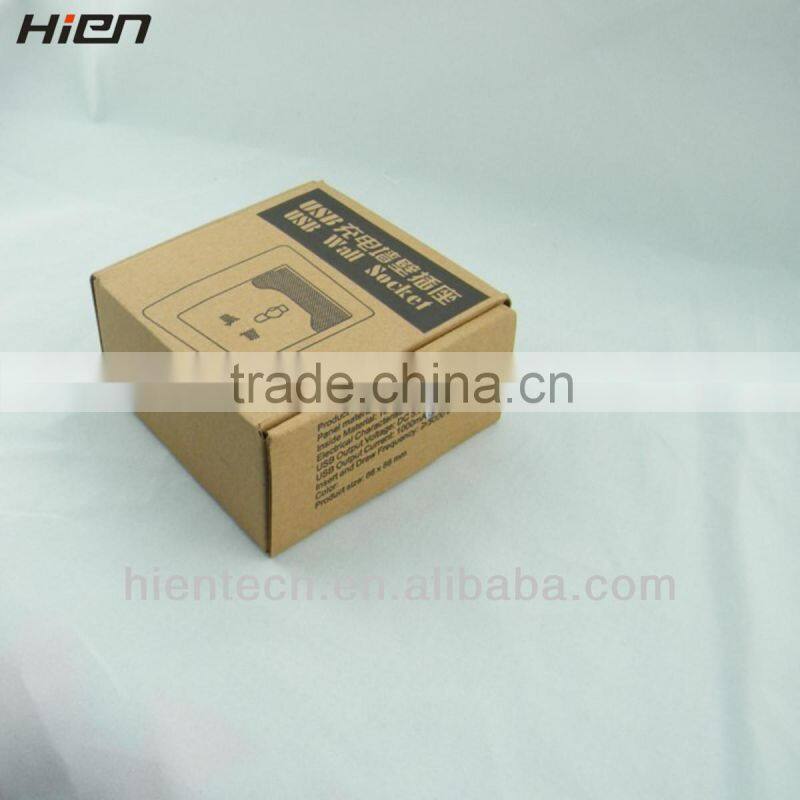 New Product Universal USB Wall Outlet universal Electric Receptacles Wall Socket With USB Port Power Outlet