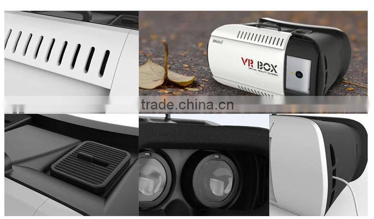 New Products 2016 For iPhone 6 Plus VR Case 3D Virtual Reality Glasses, VR Box Headset For iPhone